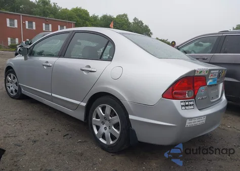 2008 Honda Civic Lx z USA, uszkodzony, nr VIN 2HGFA16588H311698